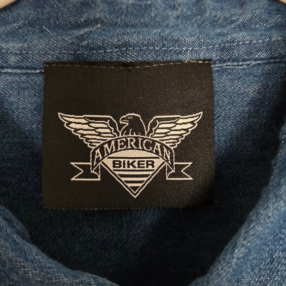 American Biker Button down shirt - Picture 3 of 7